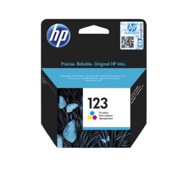 HP 123 Tri-color Original Ink Cartridge (F6V16AE)