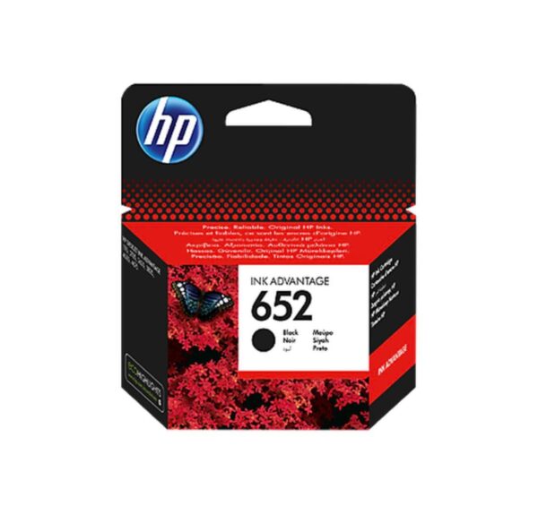 HP 652 Black Original Ink Advantage Cartridge (F6V25AE)