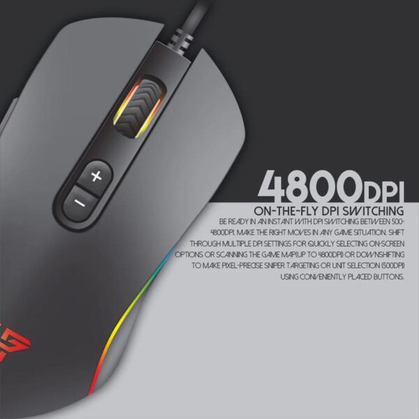 FANTECH X9 THOR RGB GAMING MOUSE - Image 5