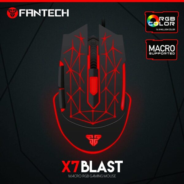 FANTECH X7 BLAST RGB GAMING MOUSE