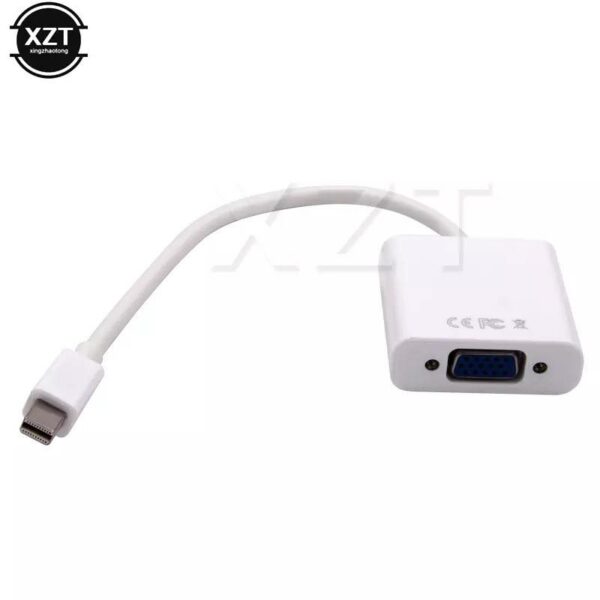 For MacBook Air Pro iMac Mac Mini Thunderbolt Mini DisplayPort Display Port Mini DP To VGA Cable Adapter 1080P  for HDTV Monitor