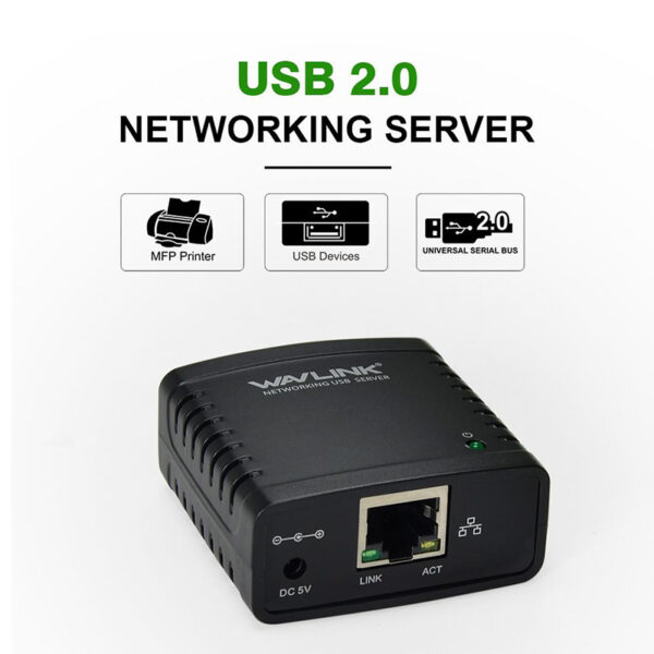 WAVLINK NETWORKING USB 2.0 PRINT SERVER - Image 4