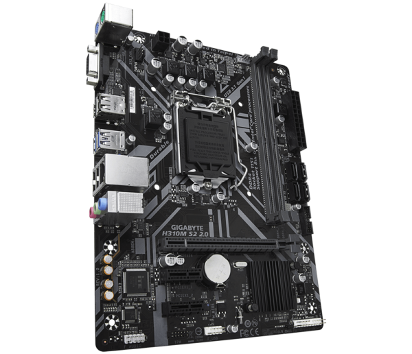Intel H310 Ultra Durable motherboard with GIGABYTE 8118 Gaming LAN, Anti-Sulfur Resistor, Smart Fan5, CEC 2019 ready - Image 3