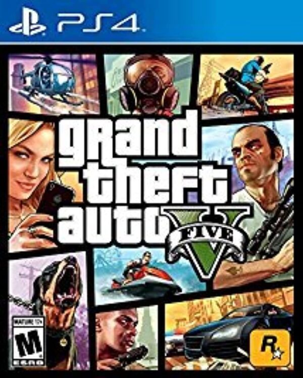 USED Grand Theft Auto V FOR PLAYSTATION 4