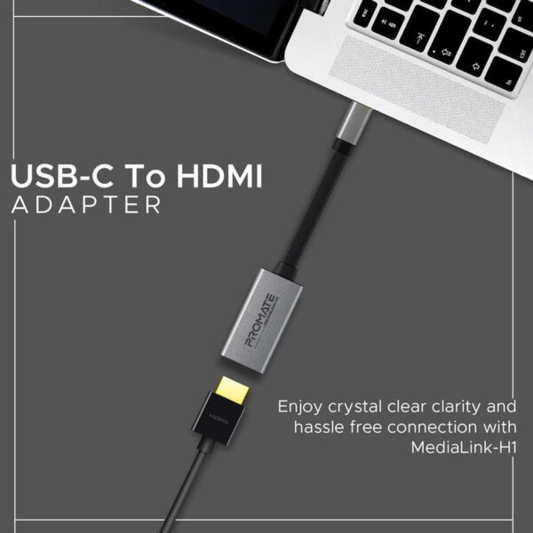 Promate High Definition USB-C to HDMI Adapter | MediaLink-H1 - Image 6