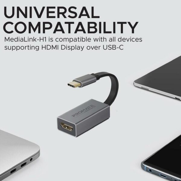 Promate High Definition USB-C to HDMI Adapter | MediaLink-H1 - Image 2