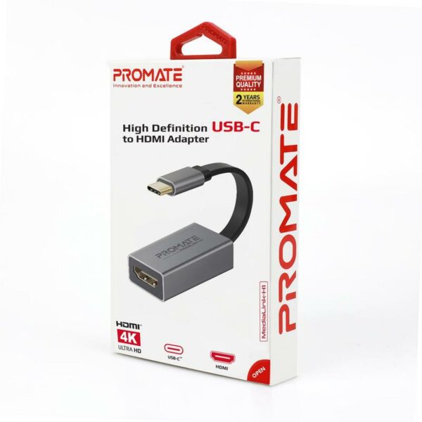 Promate High Definition USB-C to HDMI Adapter | MediaLink-H1