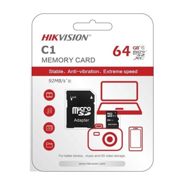 HIKVISION MicroSDHC 64GB High Performance