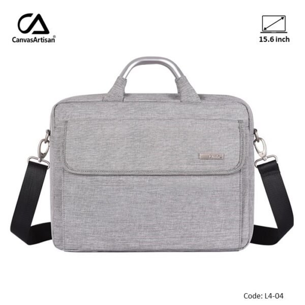 CANVASARTISAN BASIC LAPTOP BAG L4-04 LIGHT GRAY, PREMIUM QUALITY