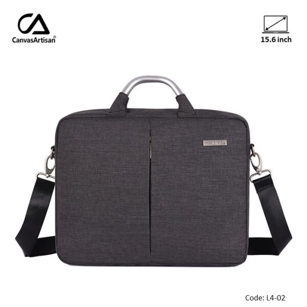 CANVASARTISAN CLASSIC LAPTOP BAG L4-02 DARK GRAY, PREMIUM QUALITY