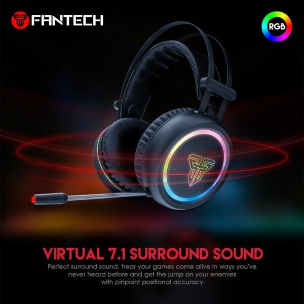 FANTECH HG15 CAPTAIN 7.1 RGB GAMING HEADSET - Image 8