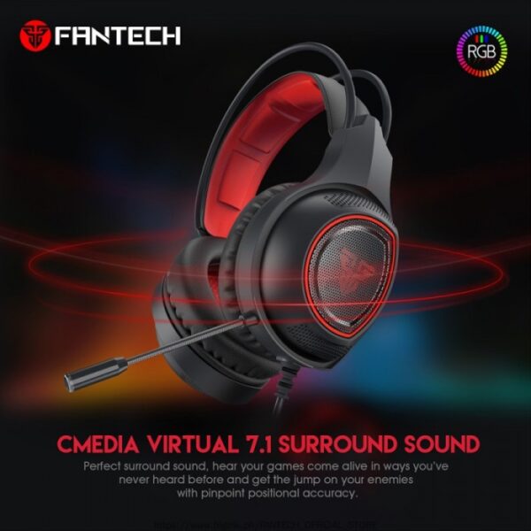 FANTECH HG16 SNIPER 7.1 RGB GAMING HEADSET - Image 13