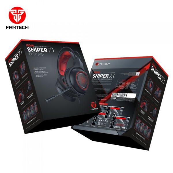 FANTECH HG16 SNIPER 7.1 RGB GAMING HEADSET - Image 2