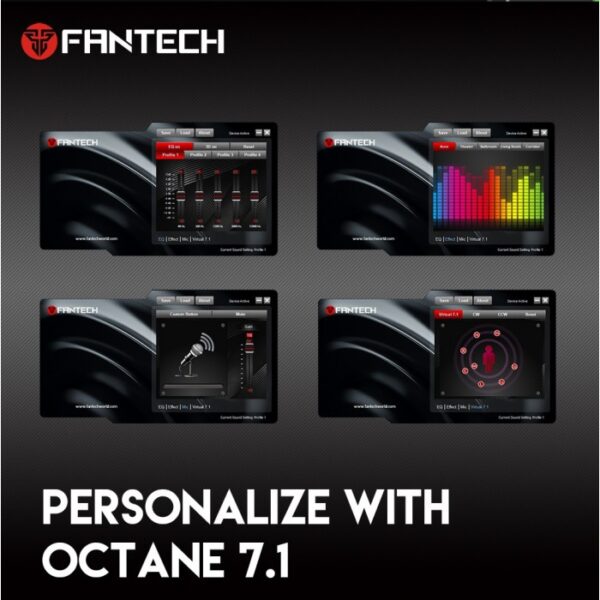 FANTECH HG23 OCTANE 7.1 RGB GAMING HEADSET - Image 2