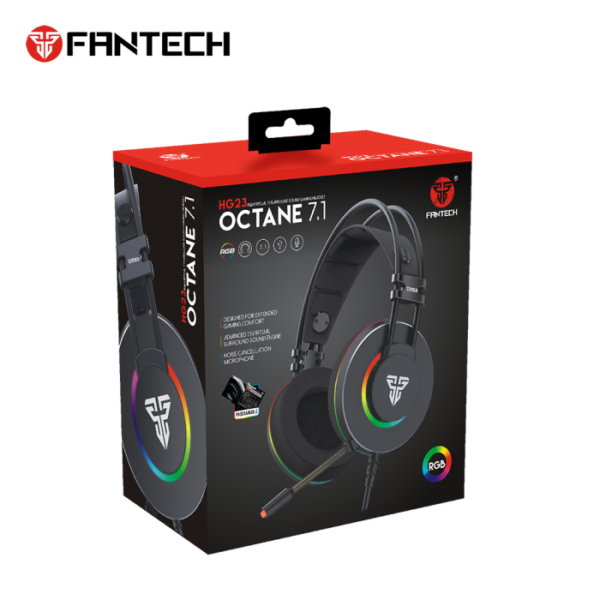 FANTECH HG23 OCTANE 7.1 RGB GAMING HEADSET - Image 9