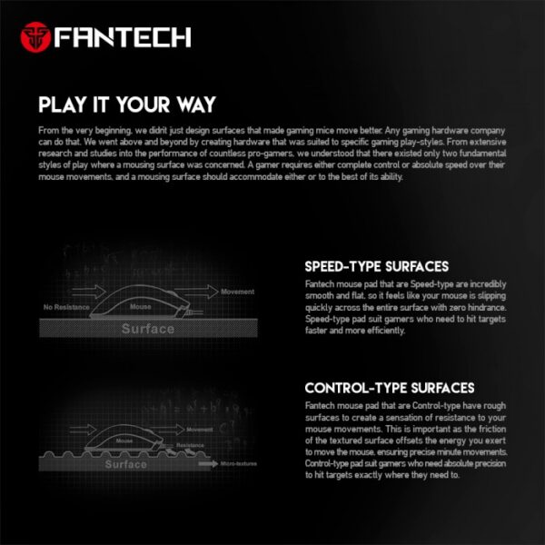 FANTECH MP452 VIGIL LARGE GAMING MOUSE PAD - Image 10