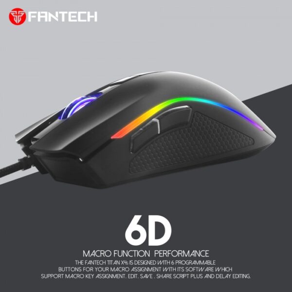 FANTECH X4S TITAN RGB GAMING MOUSE - Image 6