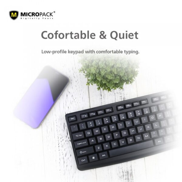 MICROPACK K-206 COMPACT WIRED KEYBOARD - Image 8