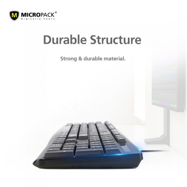 MICROPACK K-206 COMPACT WIRED KEYBOARD - Image 6