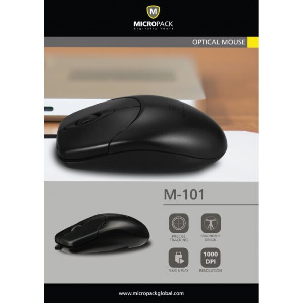 MICROPACK M-101 COMFY LITE WIRED OFFICE MOUSE - Image 7