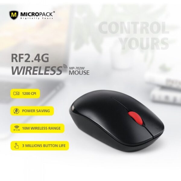 MICROPACK M-702W SPEEDY LITE 2 WIRELESS OFFICE MOUSE