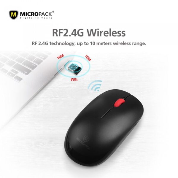 MICROPACK M-702W SPEEDY LITE 2 WIRELESS OFFICE MOUSE - Image 2