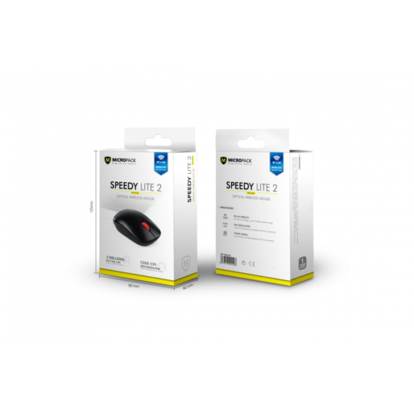 MICROPACK M-702W SPEEDY LITE 2 WIRELESS OFFICE MOUSE - Image 3