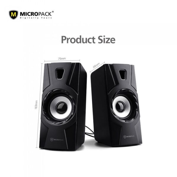 MICROPACK MS-213 PURE SOUND MULTEMEDIA SPEAKER - Image 4