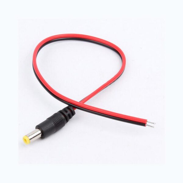 DC Power Cable Male Plug Pigtail for CCTV Camera