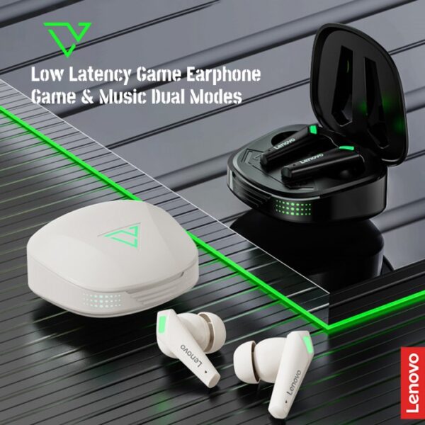 LENOVO TWS WIRELESS BLUETOOTH 5.1 GAMING EARBUDS XT85II (BLACK) - Image 6