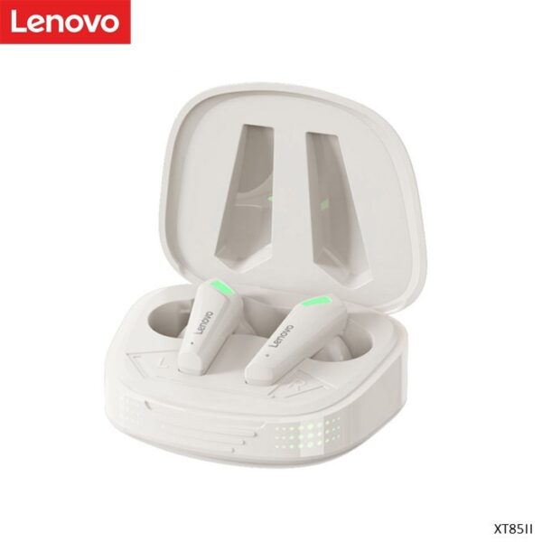 LENOVO TWS WIRELESS BLUETOOTH 5.1 GAMING EARBUDS XT85II (WHITE)