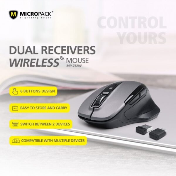 MICROPACK M-752W SPEEDY PRO WIRELESS OFFICE MOUSE