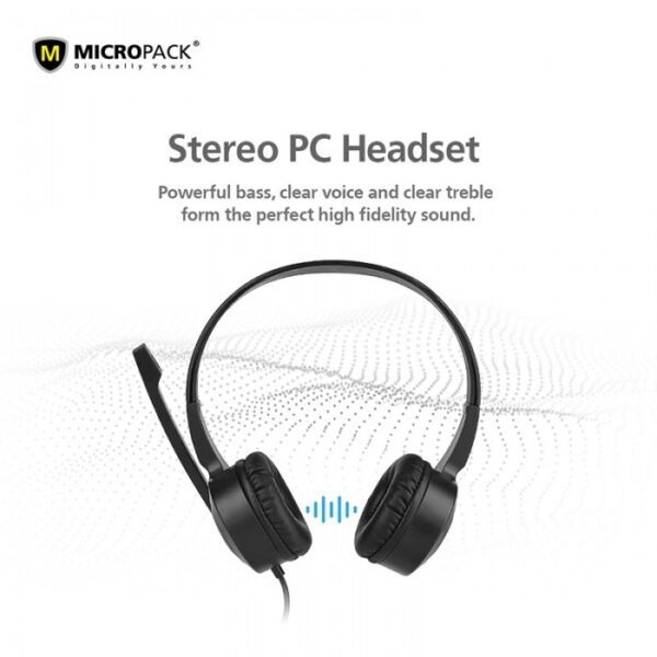 MICROPACK MHP-02 CHAT & STEREO USB COMPUTER HEADSET - Image 13