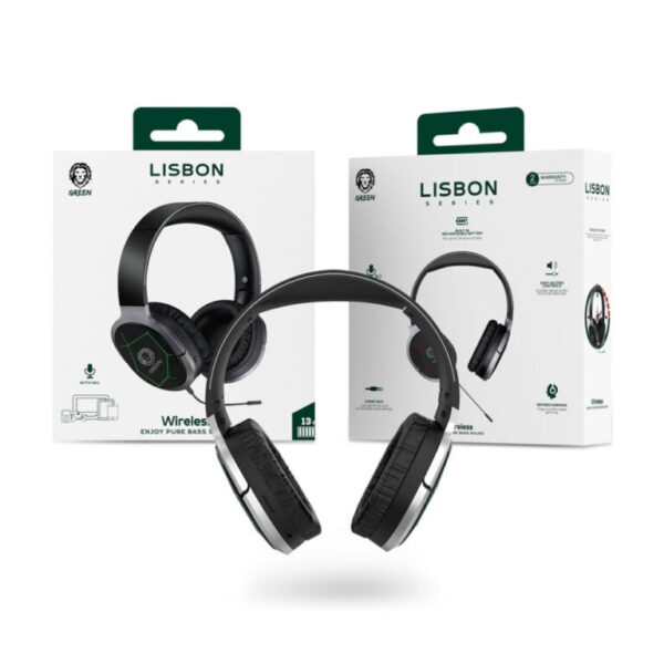 Green Lion Lisbon Series Wireless Headphones with Mic