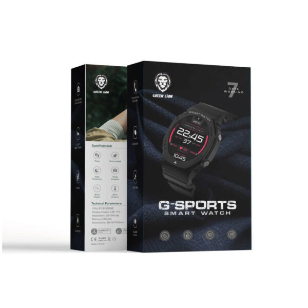 Green Lion G-Sports Smart Watch Black