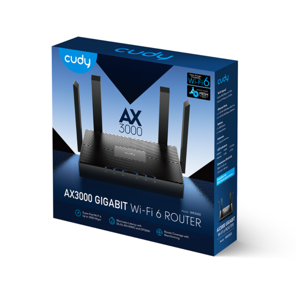 AX3000 Gigabit Mesh Wi-Fi 6 Router