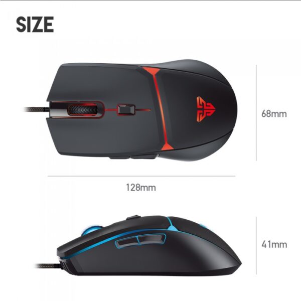 Fantech VX7 CRYPTO RGB Gaming Mouse (Black) - Image 11