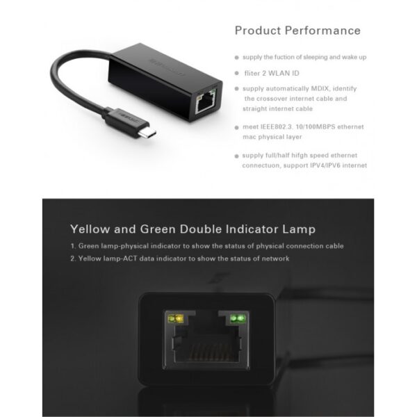 USB-C to Ethernet Adapter UGREEN 30287 - Image 4