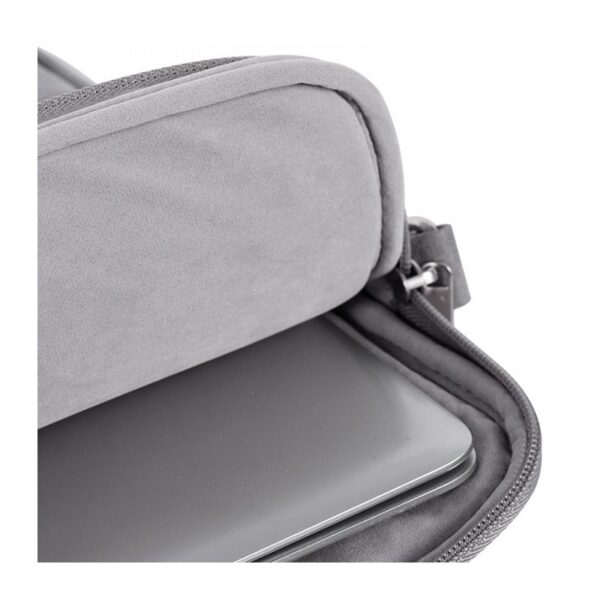 Canvasartisan Business Laptop Bag L11-C22, High Quality Leather Gray - Image 5