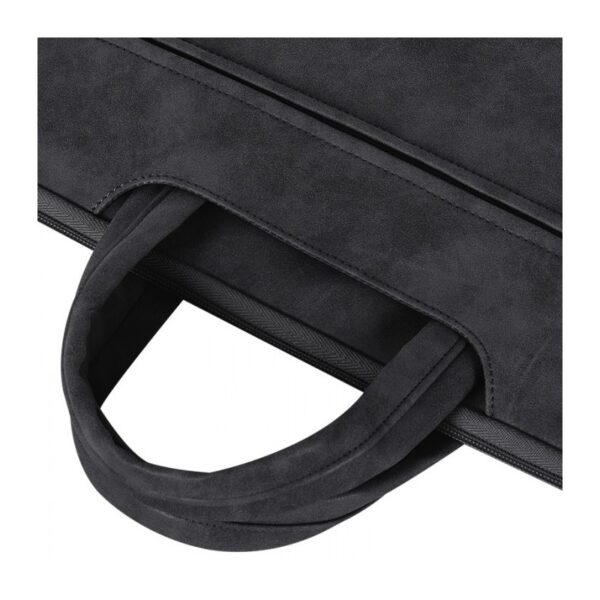 Canvasartisan Business Laptop Bag L11-C22, High Quality Leather Dark gray - Image 3
