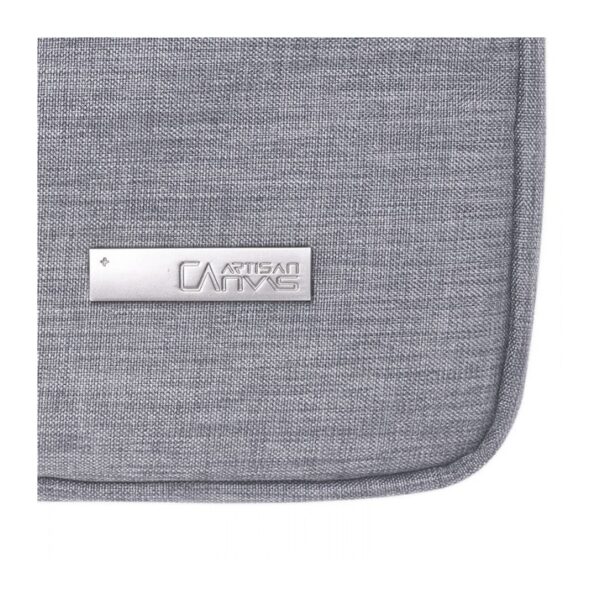 Canvasartisan Slim Laptop Bag L3-C12, Durable and Water-resistant Gray - Image 3