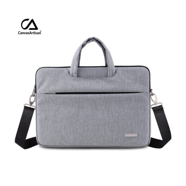 Canvasartisan Slim Laptop Bag L3-C12, Durable and Water-resistant Gray