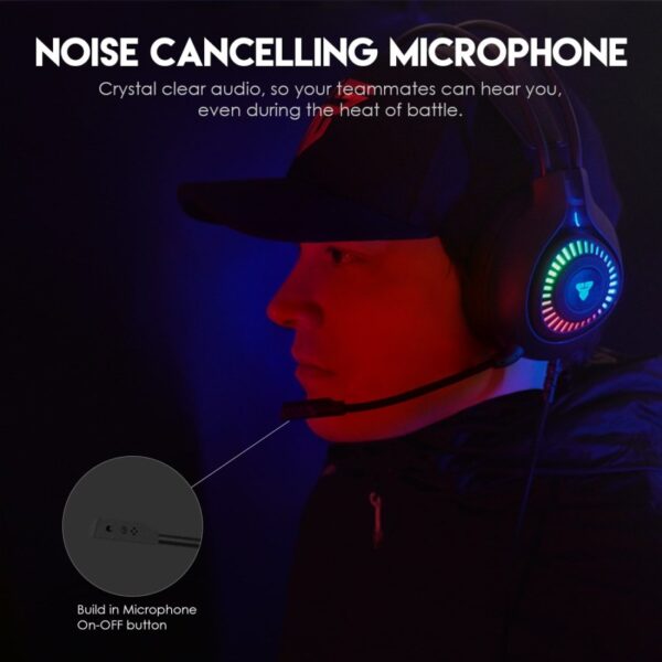Fantech HG25 ORBIT, USB 7.1 Virtual surround sound Gaming Headset With RGB lighting - Image 5