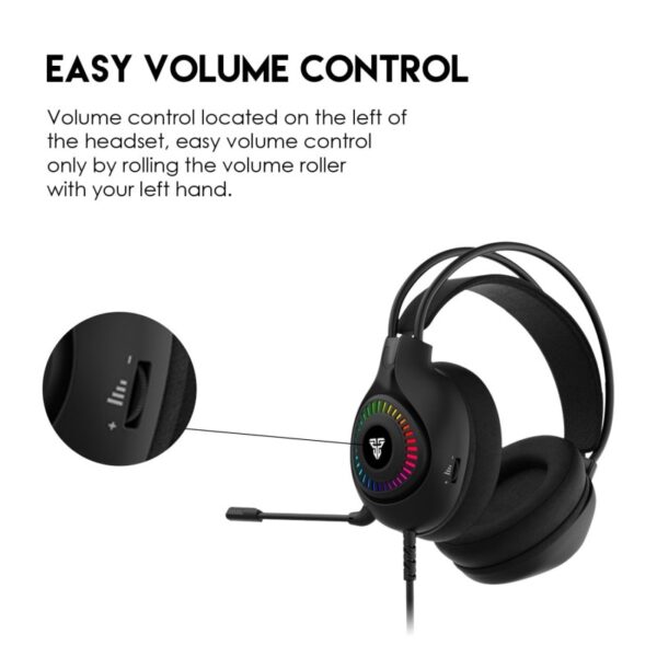 Fantech HG25 ORBIT, USB 7.1 Virtual surround sound Gaming Headset With RGB lighting - Image 4