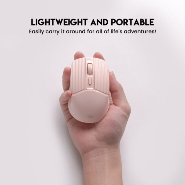 FANTECH W605 GO: Reliable Wireless Mouse for Home and Office PINK - Image 3