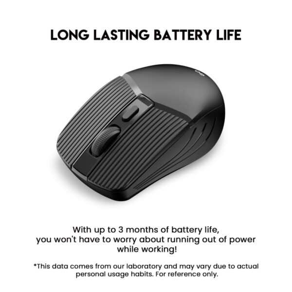 FANTECH W605 GO: Reliable Wireless Mouse for Home and Office BLACK - Image 4