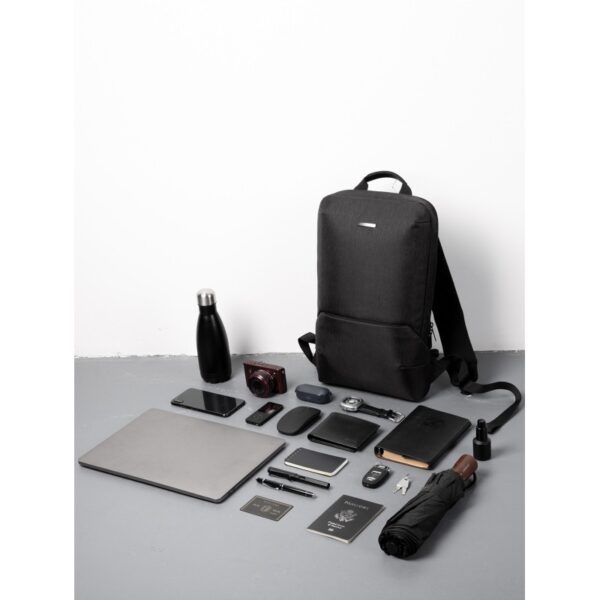 Kingsons Ultra Slim Design Backpack KS3215W Black, Water-resistant, Light Weight - Image 6