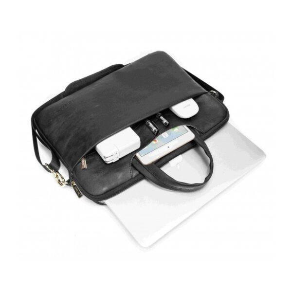 Kinmac Business Laptop Bag KMC426-27 Black PU, High Quality, Soft Interior Lining & Water-resistant - Image 5