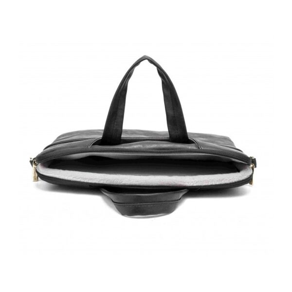 Kinmac Business Laptop Bag KMC426-27 Black PU, High Quality, Soft Interior Lining & Water-resistant - Image 3