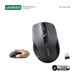 UGREEN Silent Wireless Mouse, 4000DPI, Accurate Control, Ergonomic Design for maximum Comfort - MU006 90545